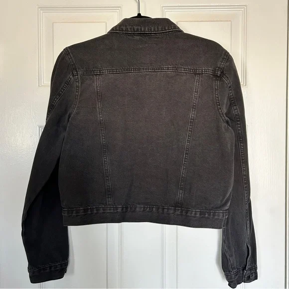 Cotton On Black Denim Jacket, US 6 - Picture 2 of 7